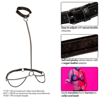 Euphoria Chain Halter Collar & Leash | Niks.fi verkkokauppa