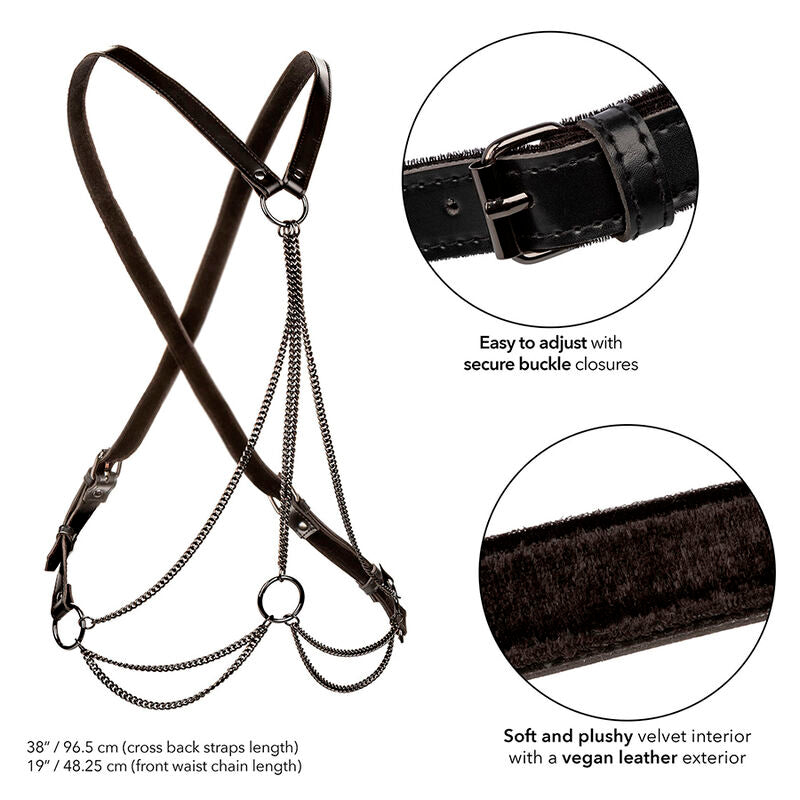 Euphoria Multichain Harness Premium Plus Size | Niks.fi verkkokauppa