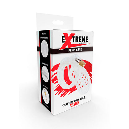 Extreme Chastity Cock Cage Acrylic Adjustable Clear | Niks.fi verkkokauppa
