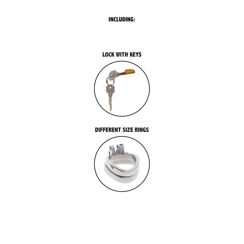 Extreme Chastity Cock Cage Metal | Niks.fi verkkokauppa