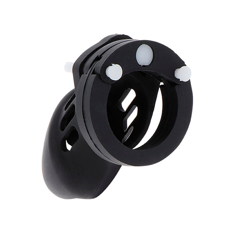 Extreme Chastity Cock Cage Silicone Size S Black | Niks.fi verkkokauppa