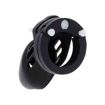 Extreme Chastity Cock Cage Silicone Size S Black | Niks.fi verkkokauppa