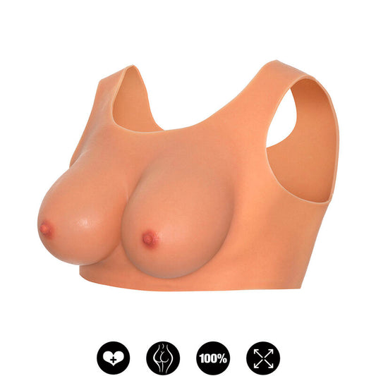Alter Ego Wearable Breast Top E-Cup Flesh | Niks.fi verkkokauppa