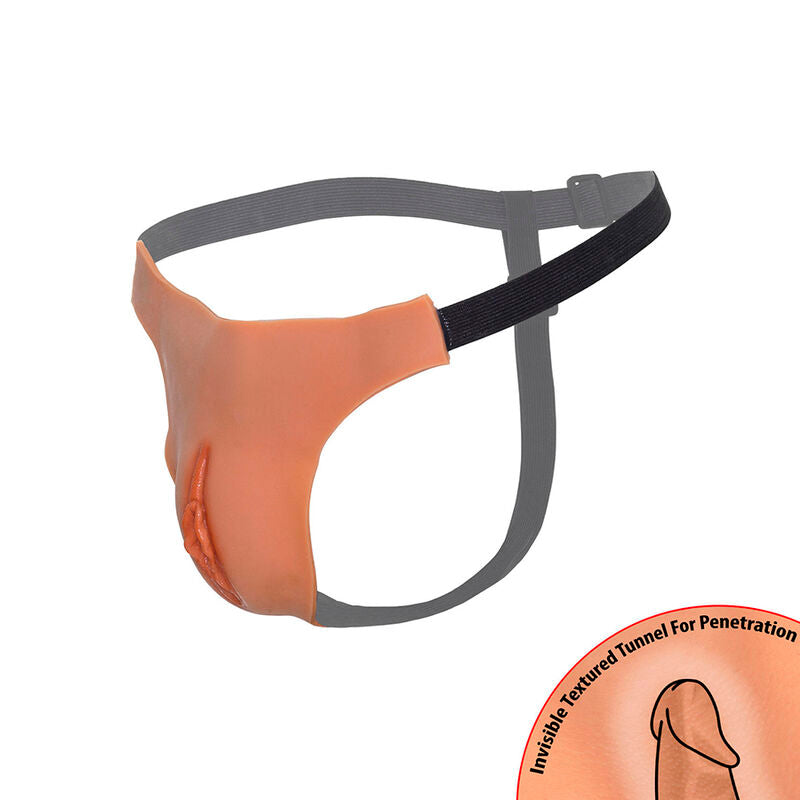 Alter Ego Adjustable Open Vagina String Flesh | Niks.fi verkkokauppa