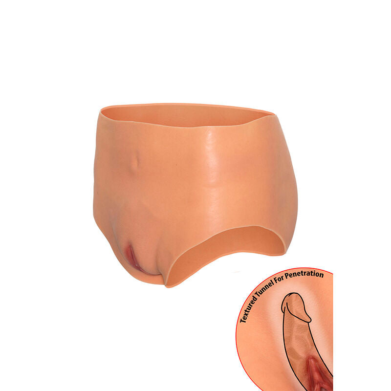 Alter Ego Open Vagina Brief High Waist Flesh | Niks.fi verkkokauppa