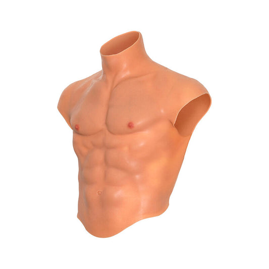 Alter Ego Silicone Male Torso Shirt With Abs Flesh | Niks.fi verkkokauppa