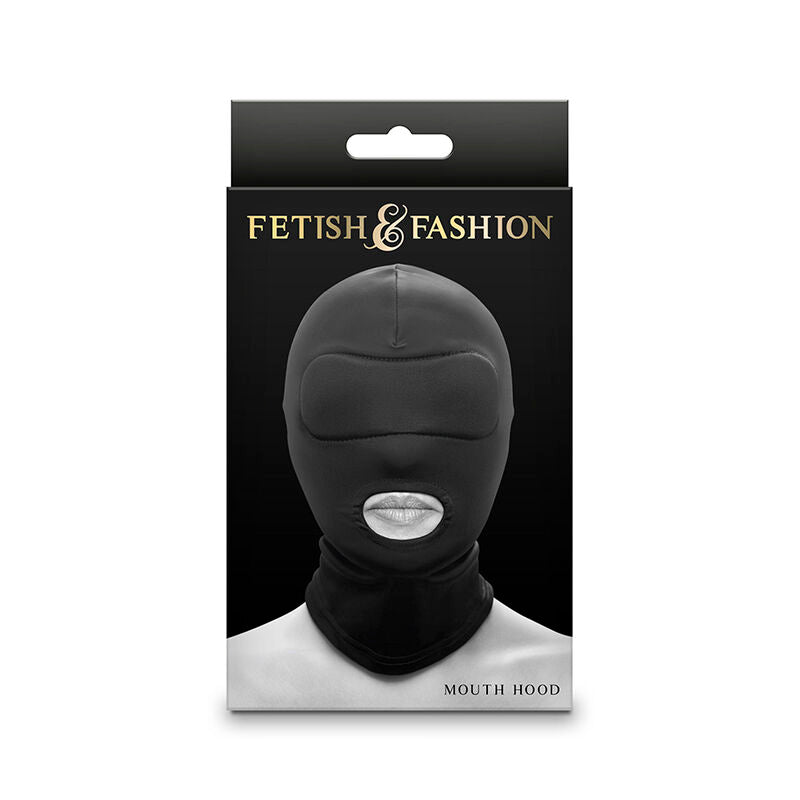 Fetish & Fashion Mouth Hood Nylon Black | Niks.fi verkkokauppa