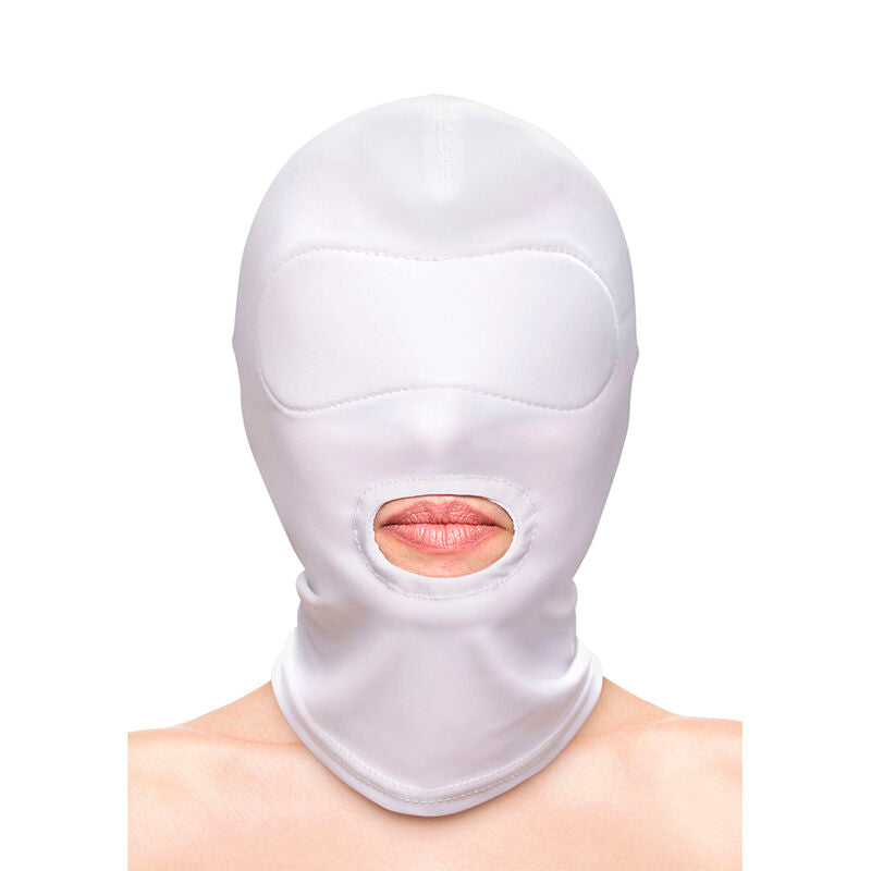 Fetish & Fashion Mouth Hood Nylon White | Niks.fi verkkokauppa