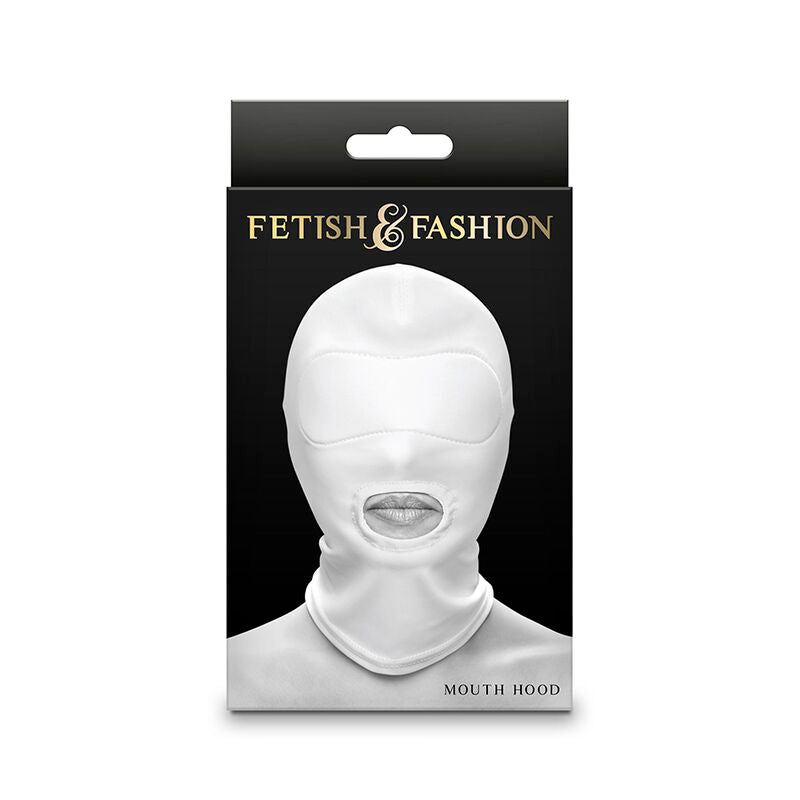 Fetish & Fashion Mouth Hood Nylon White | Niks.fi verkkokauppa