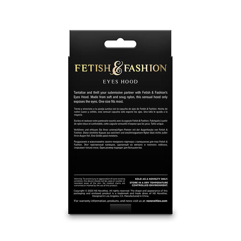 Fetish & Fashion Eyes Hood Nylon White | Niks.fi verkkokauppa