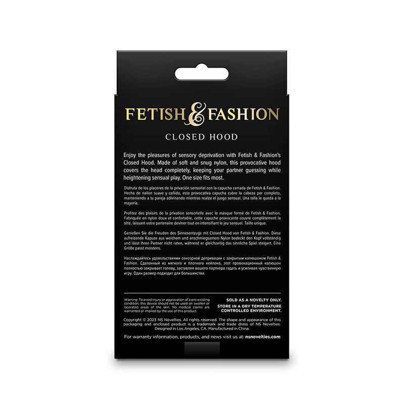 Fetish & Fashion Closed Hood Nylon White | Niks.fi verkkokauppa