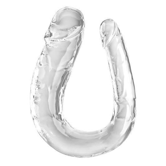King Cockdouble Trouble Double Dildo 44 Cm Clear | Niks.fi verkkokauppa