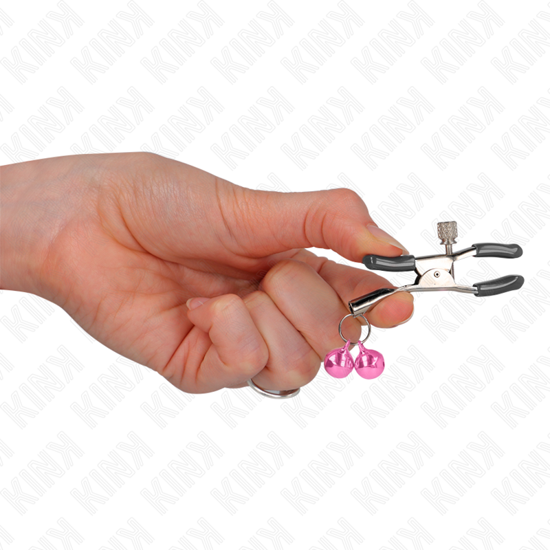 Kinkdouble Bell Nipple Clamp Pink 6 Cm | Niks.fi verkkokauppa