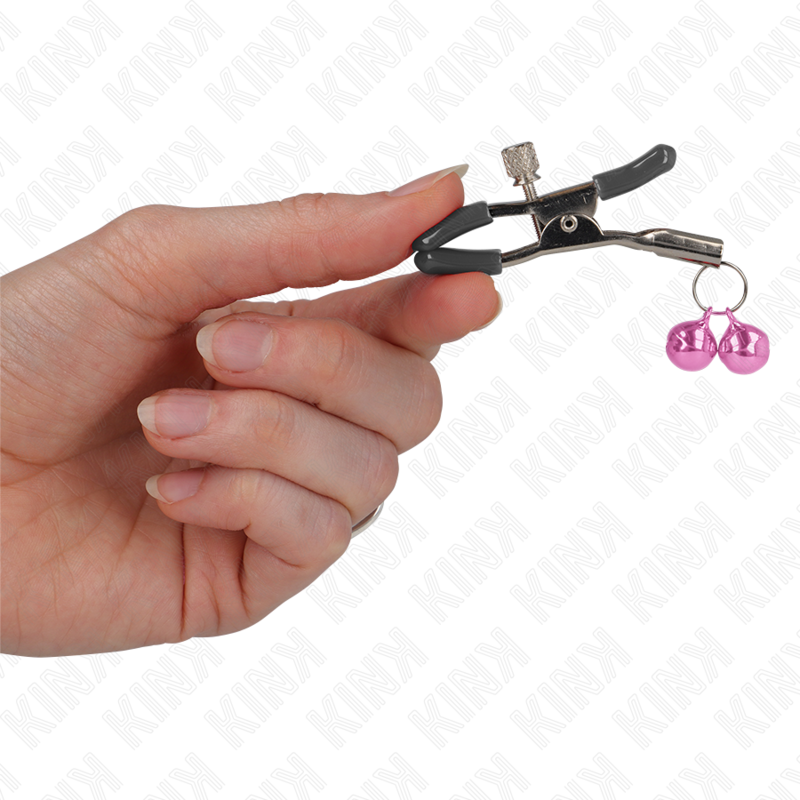 Kinkdouble Bell Nipple Clamp Pink 6 Cm | Niks.fi verkkokauppa