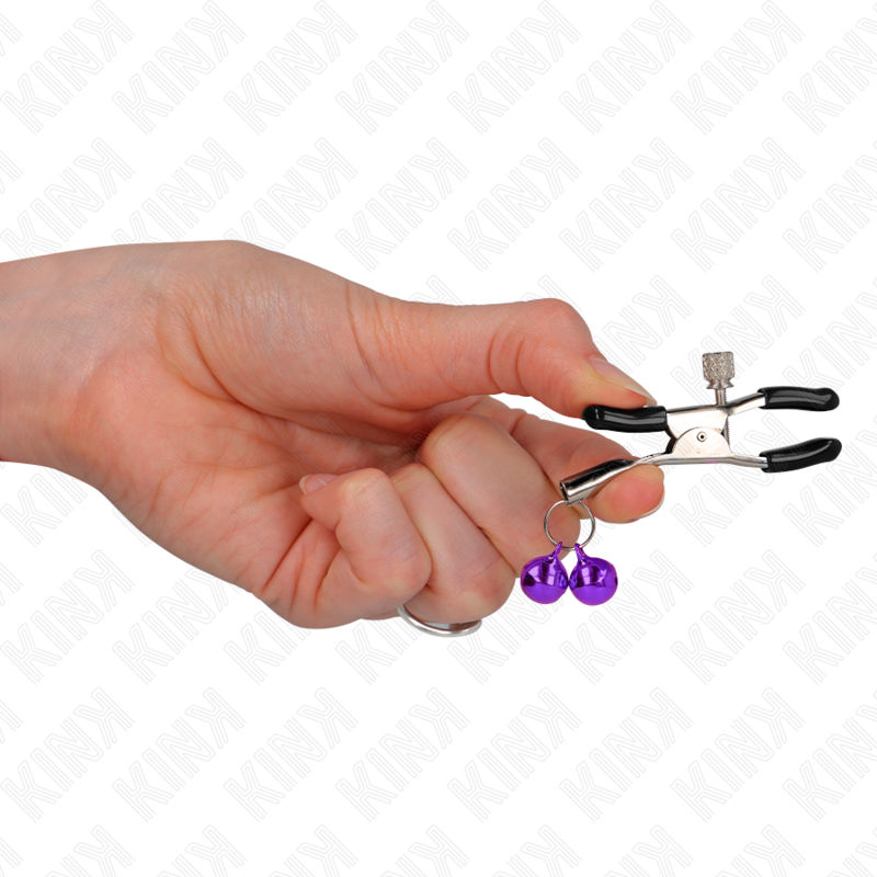 Kinkdouble Bell Nipple Clamp Purple 6 Cm | Niks.fi verkkokauppa