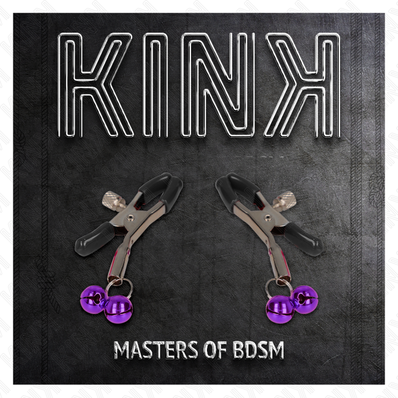 Kinkdouble Bell Nipple Clamp Purple 6 Cm | Niks.fi verkkokauppa