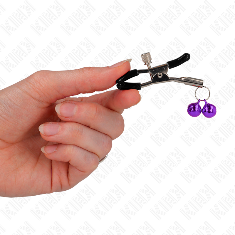Kinkdouble Bell Nipple Clamp Purple 6 Cm | Niks.fi verkkokauppa