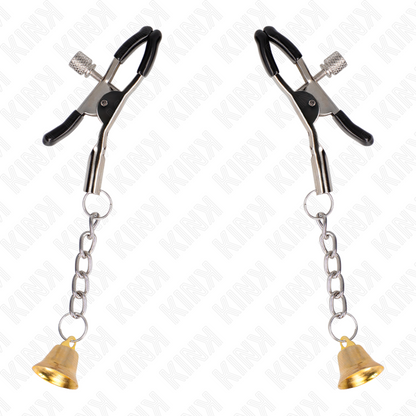 Kinkgold Bell Pendant Nipple Clamps 6 Cm | Niks.fi verkkokauppa