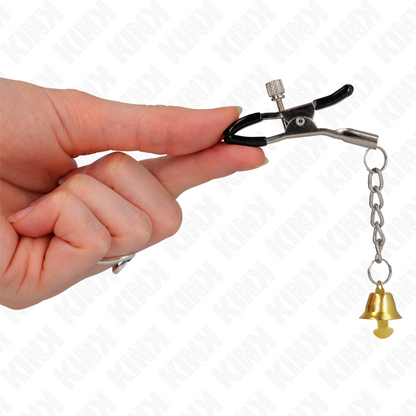 Kinkgold Bell Pendant Nipple Clamps 6 Cm | Niks.fi verkkokauppa