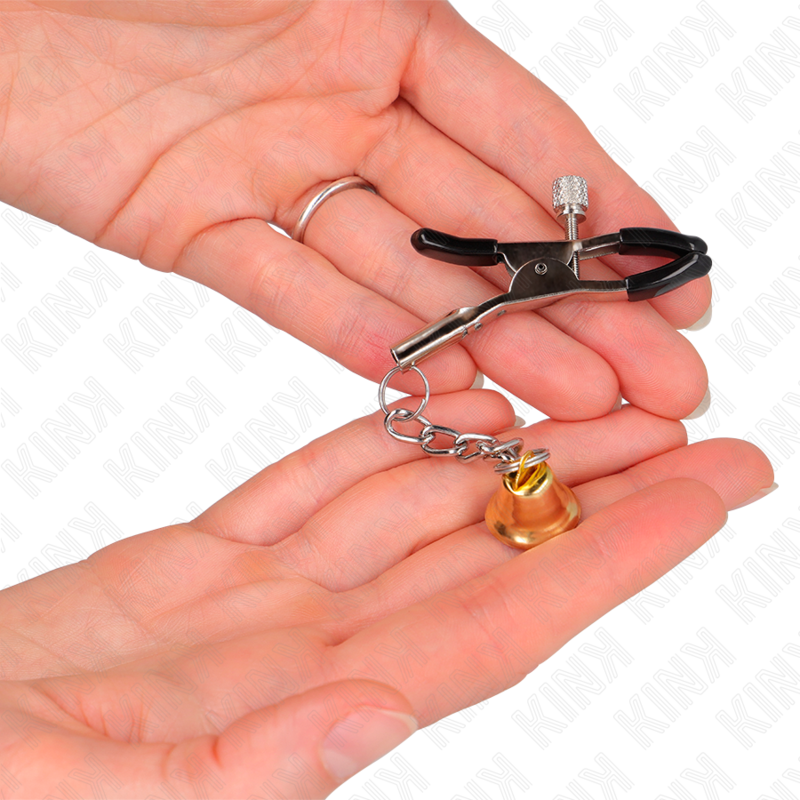 Kinkgold Bell Pendant Nipple Clamps 6 Cm | Niks.fi verkkokauppa