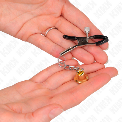 Kinkgold Bell Pendant Nipple Clamps 6 Cm | Niks.fi verkkokauppa