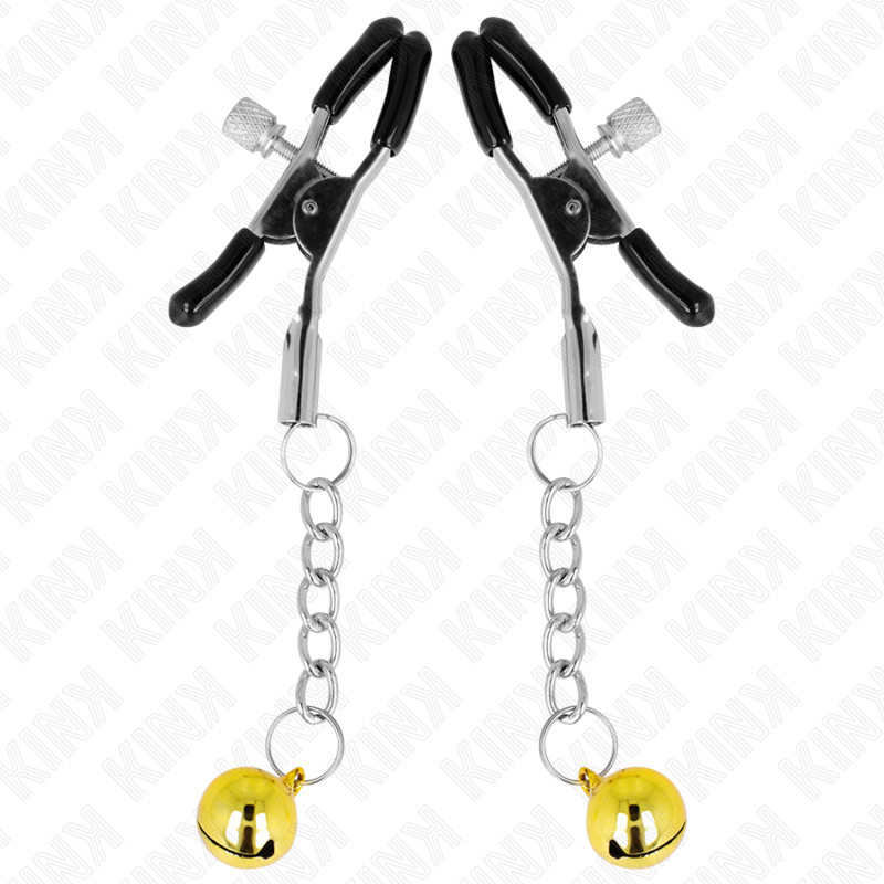 Kinkgold Jingle Bell Pendant Nipple Clamps 6 Cm | Niks.fi verkkokauppa