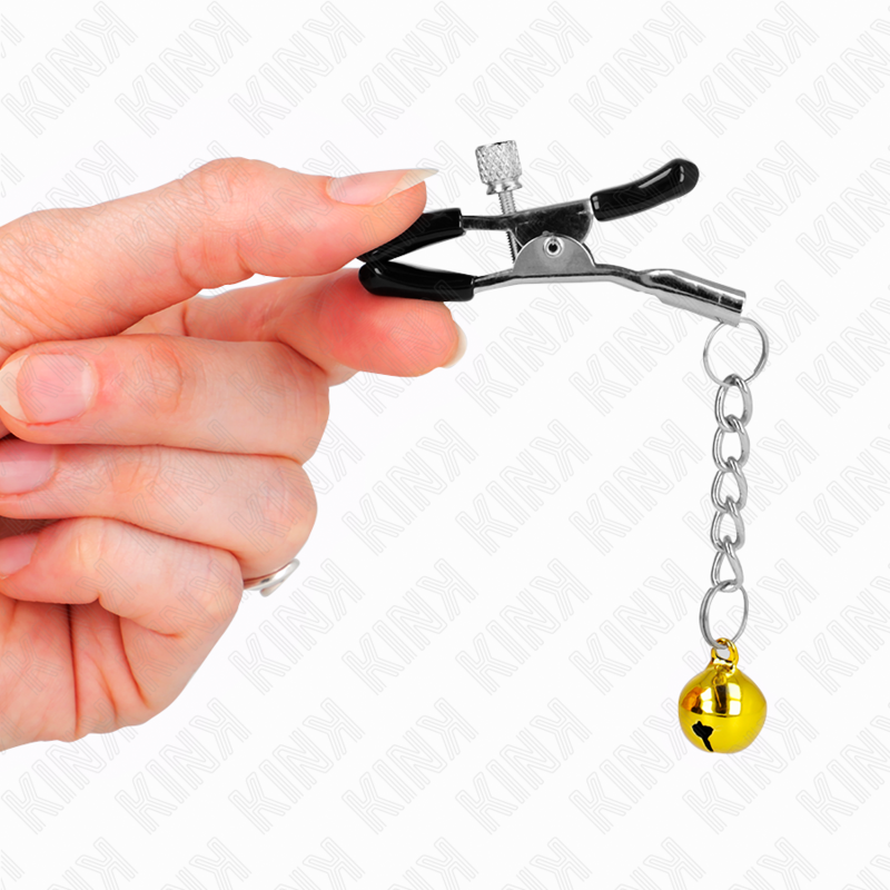 Kinkgold Jingle Bell Pendant Nipple Clamps 6 Cm | Niks.fi verkkokauppa