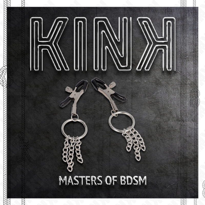 Kinko Ring Nipple Clamp And Little Chain Silver 6 Cm | Niks.fi verkkokauppa