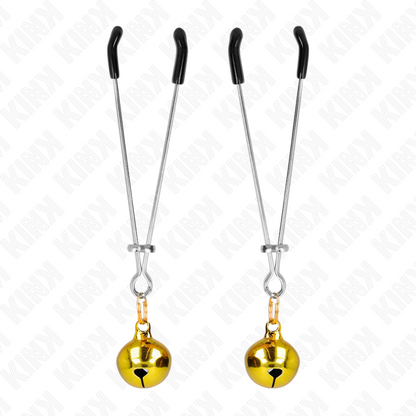 Kinkthin Bell Nipple Clamps Gold 7 Cm | Niks.fi verkkokauppa
