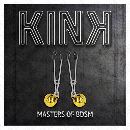 Kinkthin Bell Nipple Clamps Gold 7 Cm | Niks.fi verkkokauppa