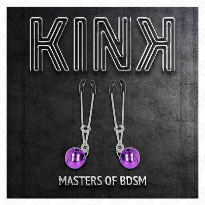 Kinkthin Bell Nipple Clamps Purple 7 Cm | Niks.fi verkkokauppa