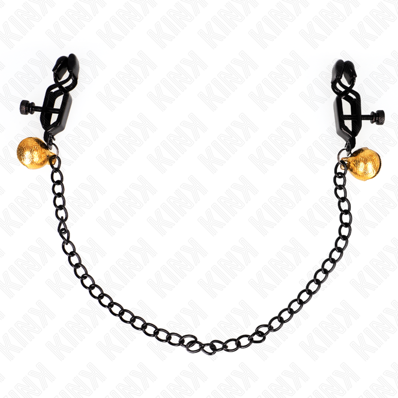 Kinkflat Chain Nipple Clamps And Bell Silver 30 Cm | Niks.fi verkkokauppa