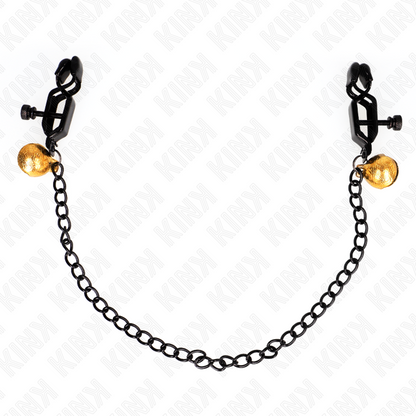 Kinkflat Chain Nipple Clamps And Bell Silver 30 Cm | Niks.fi verkkokauppa