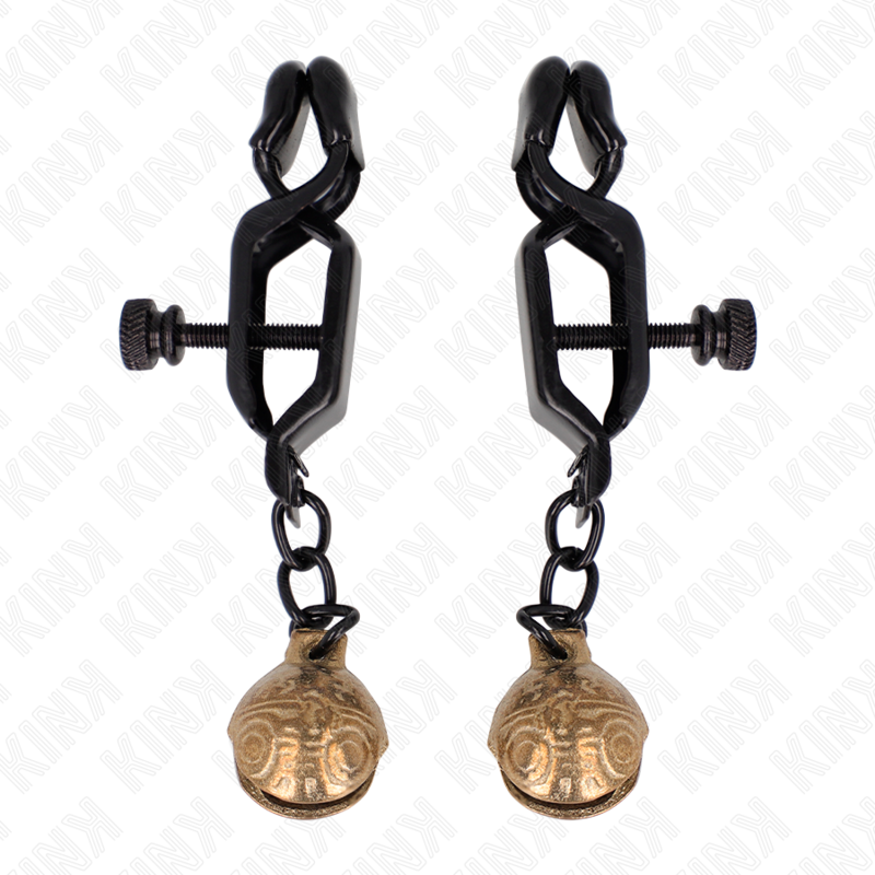 Kinkbell Jaw Style Nipple Clamps Black 7 Cm | Niks.fi verkkokauppa