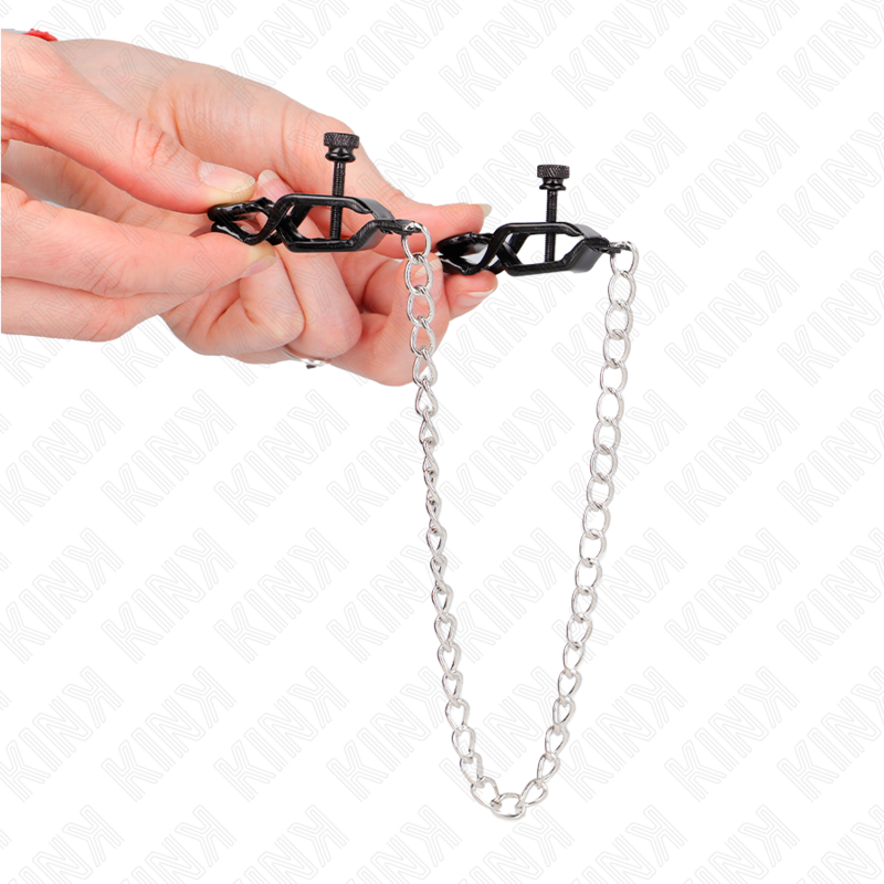 Kinkflat Chain Nipple Clamps Silver 30 Cm | Niks.fi verkkokauppa
