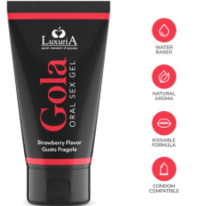 Intimateline Luxuriaoral Sex Gel Strawberry Flavor 50 Ml | Niks.fi verkkokauppa