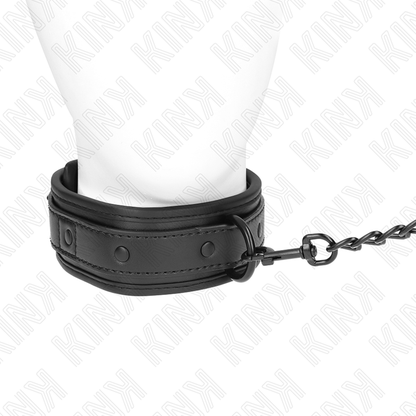 Kinkneoprene Bondage Collar Model 2 With Belt 78 Cm Adjustable 37.5 X 49.5 Cm | Niks.fi verkkokauppa