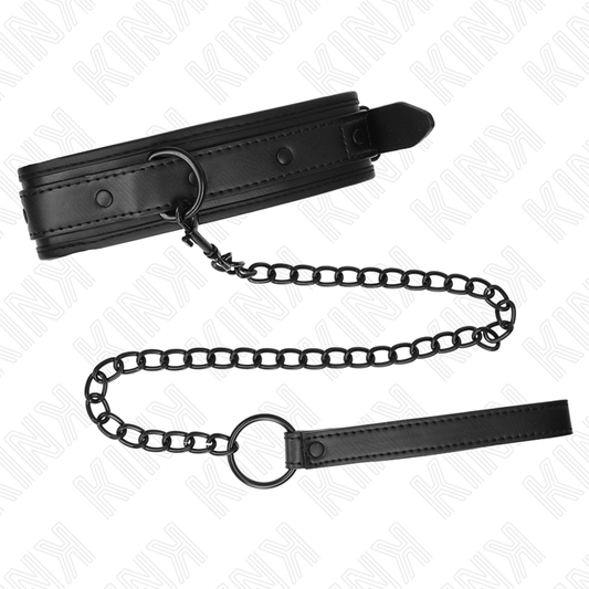 Kinkneoprene Bondage Collar Model 2 With Belt 78 Cm Adjustable 37.5 X 49.5 Cm | Niks.fi verkkokauppa
