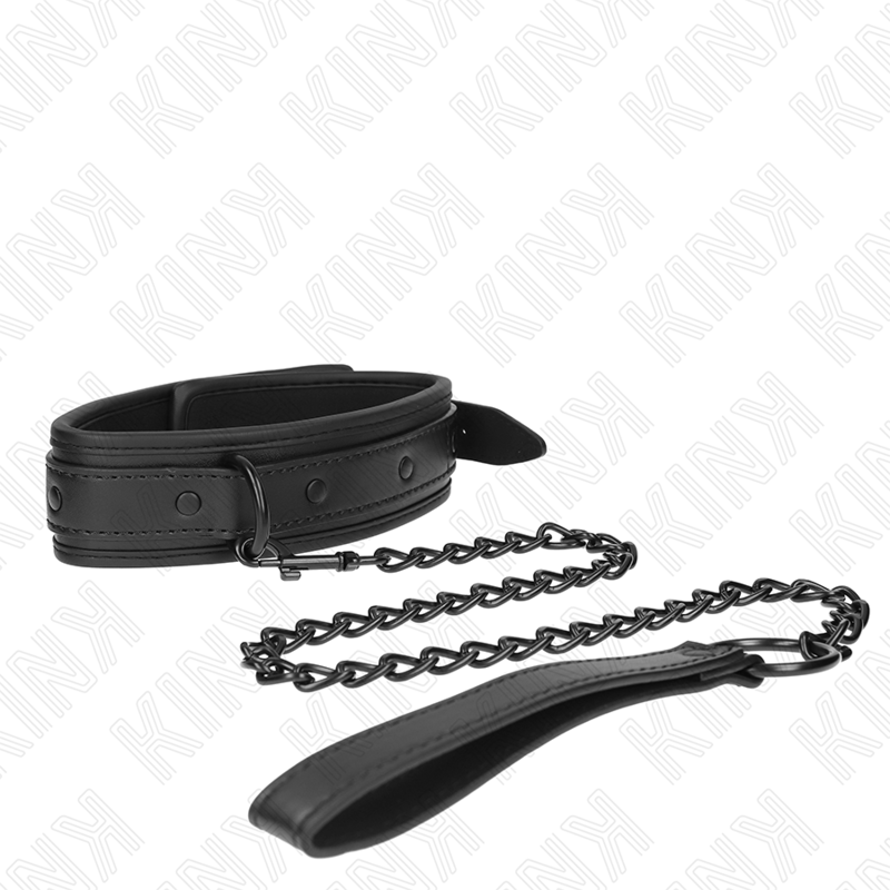 Kinkneoprene Bondage Collar Model 2 With Belt 78 Cm Adjustable 37.5 X 49.5 Cm | Niks.fi verkkokauppa
