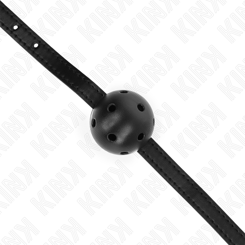 Kinksimplicity Black Breathable Ball 4.5 Cm Gag 62 X 1.5 Cm | Niks.fi verkkokauppa