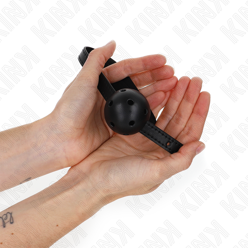 Kinksimplicity Black Breathable Ball 4.5 Cm Gag 62 X 1.5 Cm | Niks.fi verkkokauppa