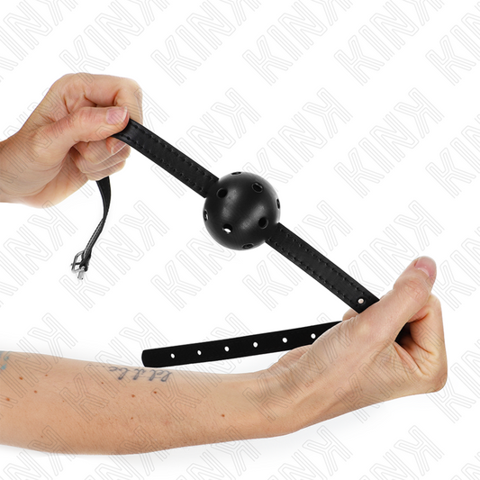 Kinksimplicity Black Breathable Ball 4.5 Cm Gag 62 X 1.5 Cm | Niks.fi verkkokauppa