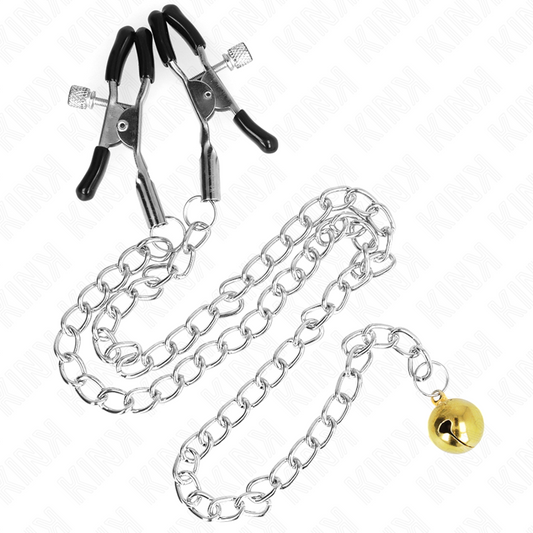 Kinkchain Nipple Clamps With Bell 30 Cm | Niks.fi verkkokauppa