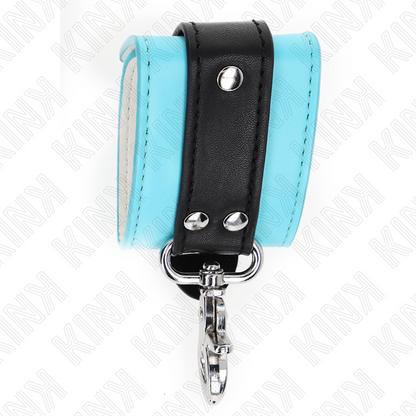 Kinkpremium Lockable Wrist Restraints Black / Blue Adjustable 21-28 Cm X 5.5 Cm | Niks.fi verkkokauppa