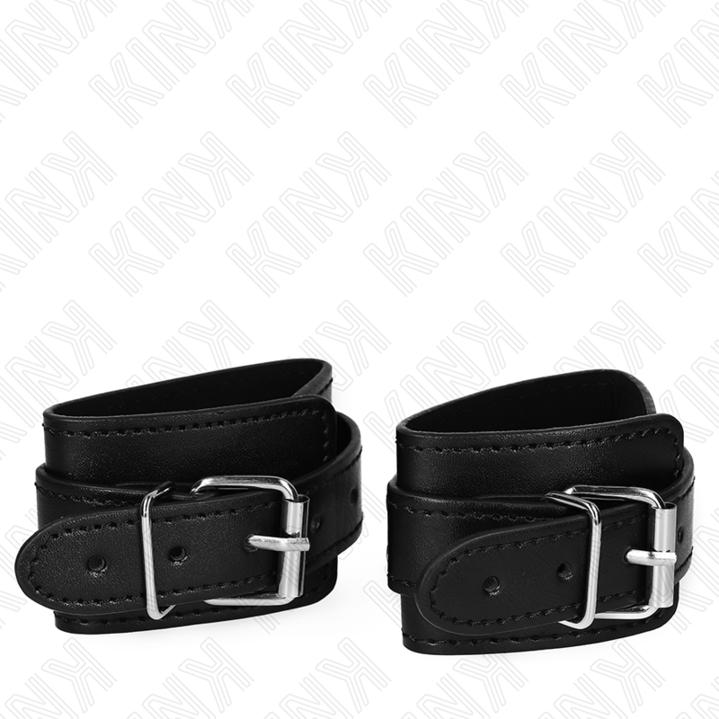Kinklockable Dungeon Wrist Restraints Black Adjustable 21-28 Cm X 5.5 Cm | Niks.fi verkkokauppa