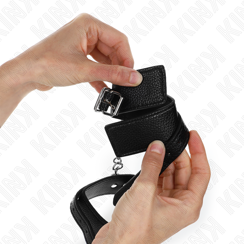 Kinksnake Pattern Wrist Restraints Black Adjustable 20-28 Cm X 5.4 Cm | Niks.fi verkkokauppa
