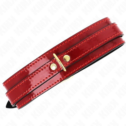 Kinkwine Red Adjustable Necklace With Golden Details 29-42.5 Cm X 4 Cm | Niks.fi verkkokauppa