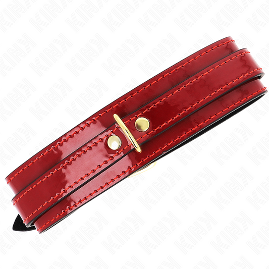 Kinkwine Red Adjustable Necklace With Golden Details 29-42.5 Cm X 4 Cm | Niks.fi verkkokauppa