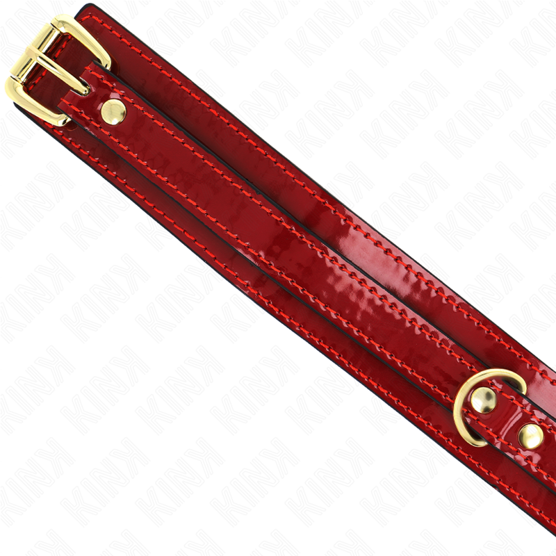 Kinkwine Red Adjustable Necklace With Golden Details 29-42.5 Cm X 4 Cm | Niks.fi verkkokauppa