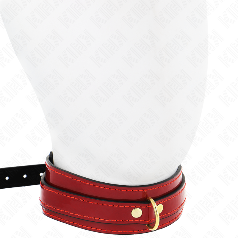 Kinkwine Red Adjustable Necklace With Golden Details 29-42.5 Cm X 4 Cm | Niks.fi verkkokauppa